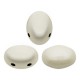 Les perles par Puca® Samos beads Opaque white ceramic look 03000/14400